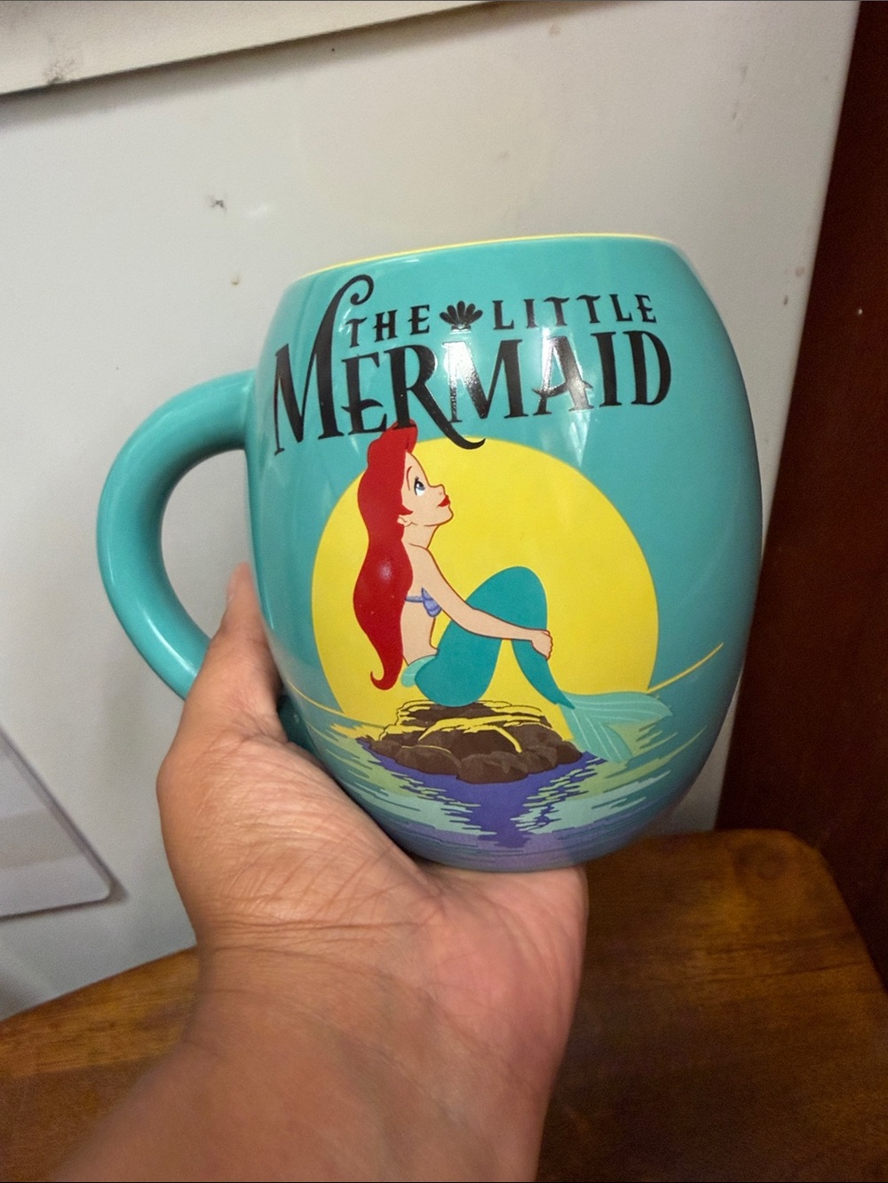 The little mermaid Turquoise Ceramic Mug - Branded Character Drinkware